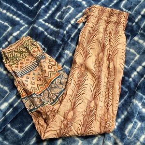 nwot Earthbound Boho Flowy Pants